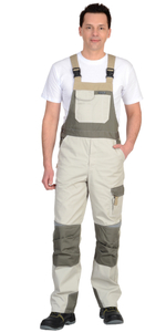 Полукомбинезон СИРИУС-КАСПИЙ молочный с оливой, песочным и СОП