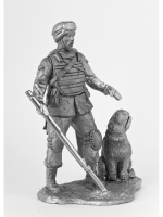 Оловянный солдатик Минер с собакой ВС РФ