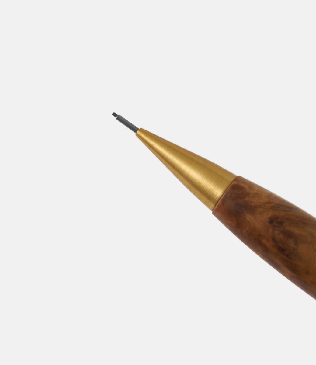 Nicholas Hemingway Camphor Burl Mechanical pencil — механический карандаш из камфорного капа