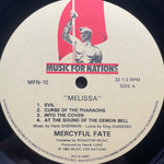 Mercyful Fate ‎– Melissa (Франция 1983г.)