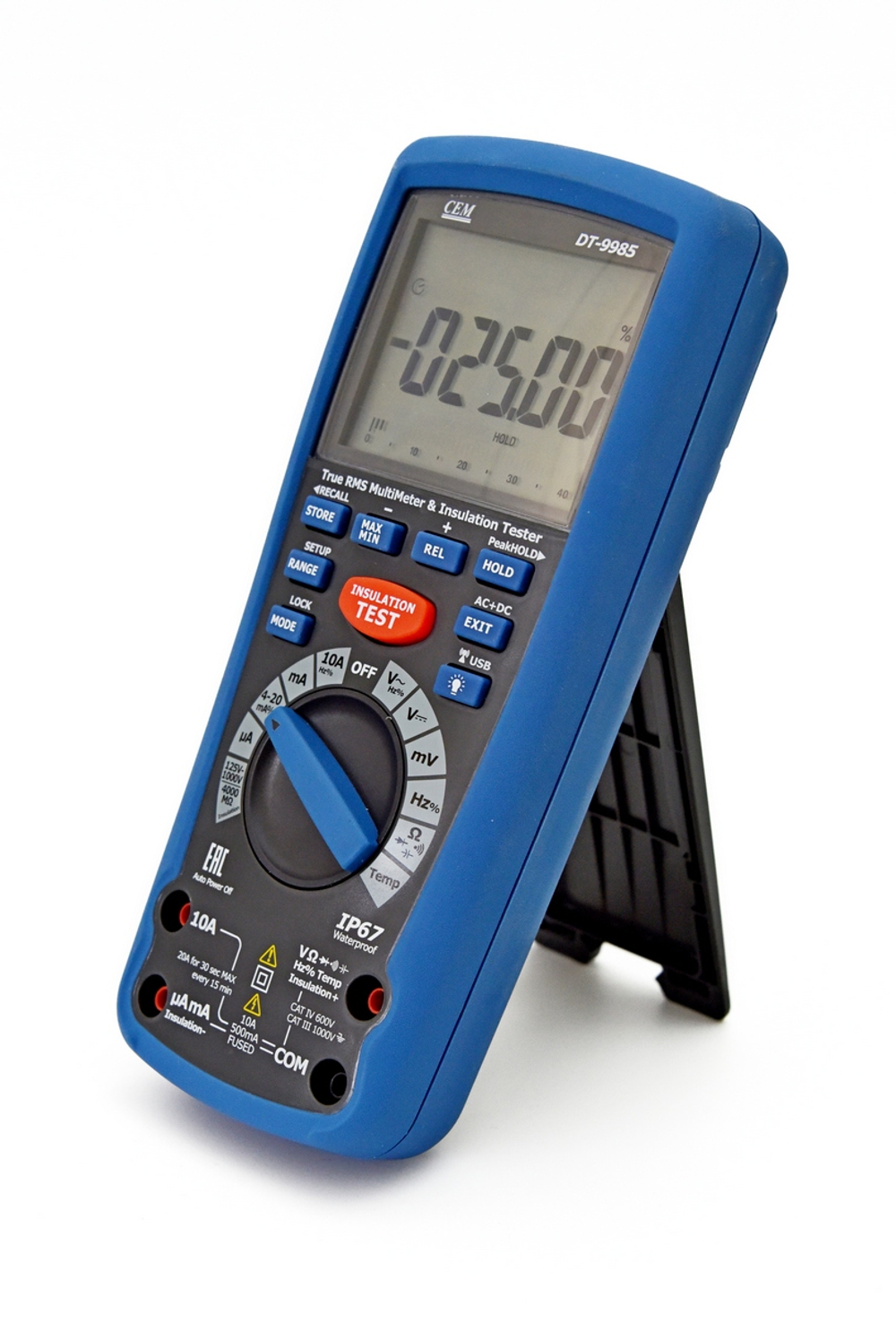 Измеритель сопротивления изоляции с True RMS мультиметром СЕМ DT-9985