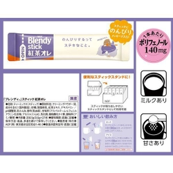 Чай черный растворимый 3 в 1 Blendy Stick с молоком