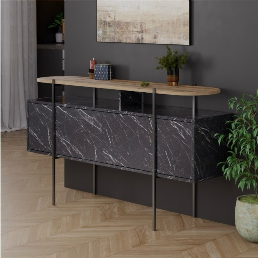 Комод консольный Hanley black