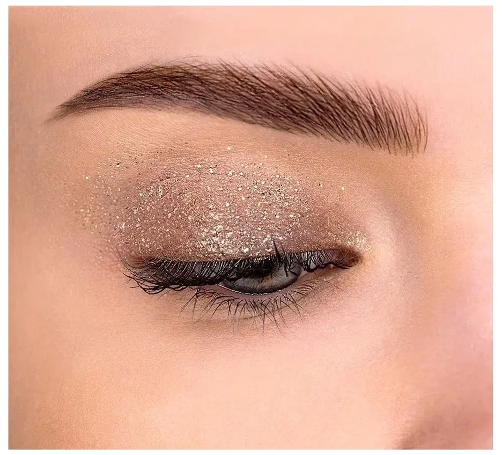 LuxVisage Тени для век ЖИДКИЕ 302 тон Royal Gold Glitter Rock 3 мл