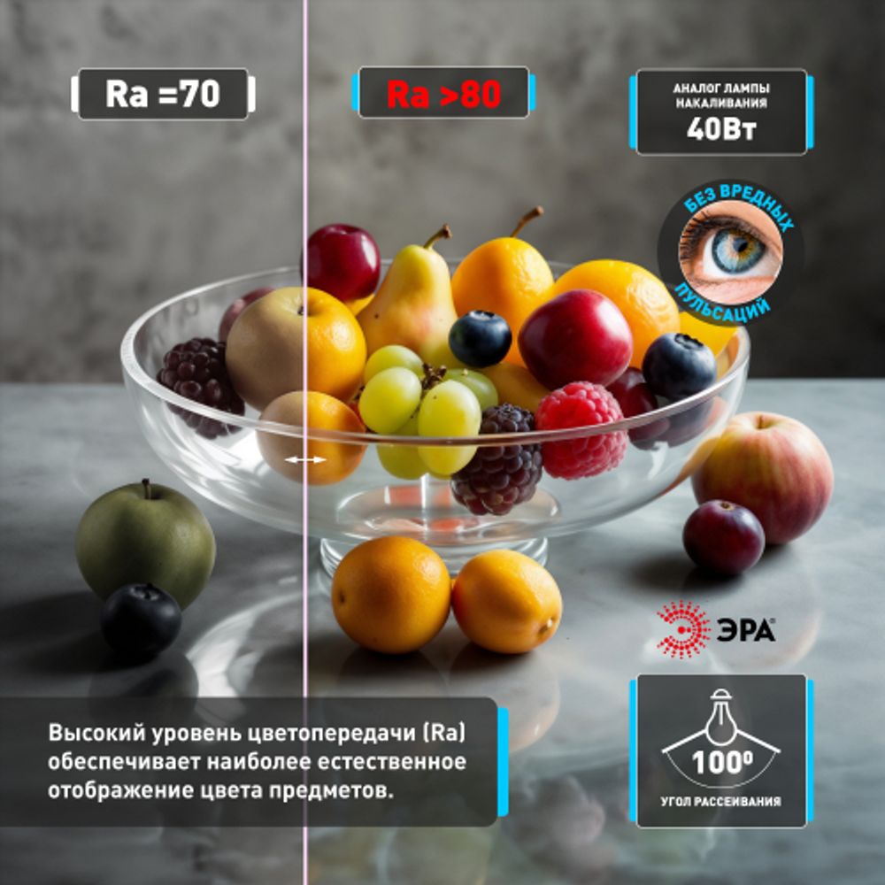 Лампа светодиодная ЭРА RED LINE ECO LED GX-6W-840-GX53 10-PACK 6Вт таблетка нейтральный белый свет GX53 набор 10 шт