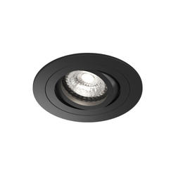 Встраиваемый влагозащищённый светильник HYDRO, IP44, до 15 Вт LED, GU10, алюминий, чёрный