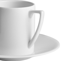 Wedgwood Jasper Conran Белая чашка 90 мл с блюдцем для эспрессо 1057997