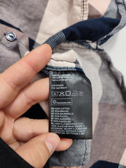 Рубашка H&M в клетку 40 размер