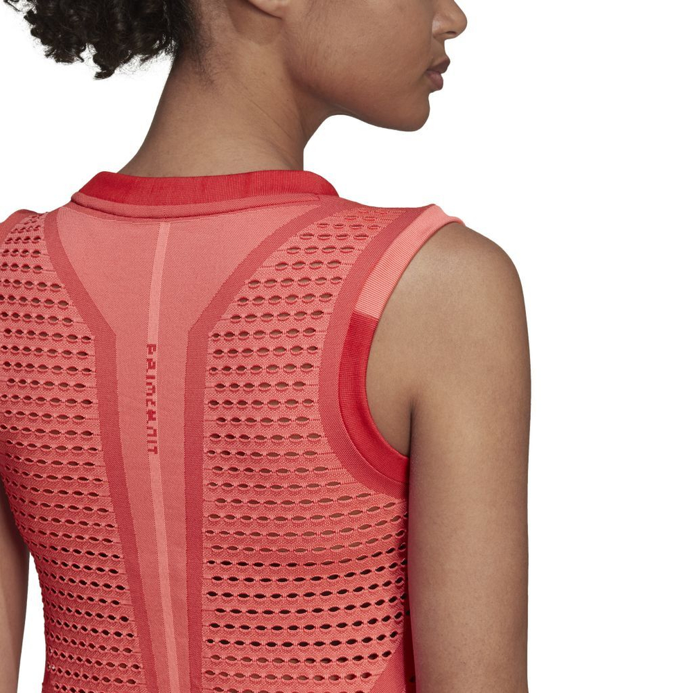 Женский топ теннисный Adidas Tennis Premium Primeknit Tank Top W - acid red