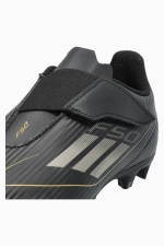 Бутсы adidas F50 Club Hook-and-Loop FxG Junior - черный