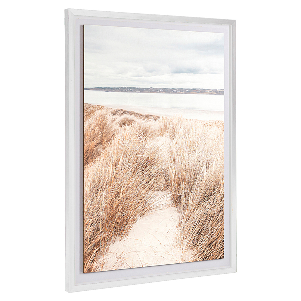 Панно декоративное sand с белой рамой, 50х70 см