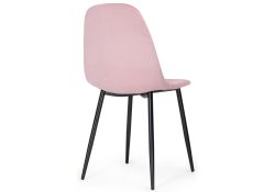 Стул на металлокаркасе Lilu pink / black