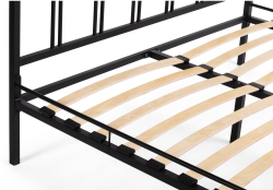 Кровать полутораспальная Рейк, спальное место 120х200, металлическая