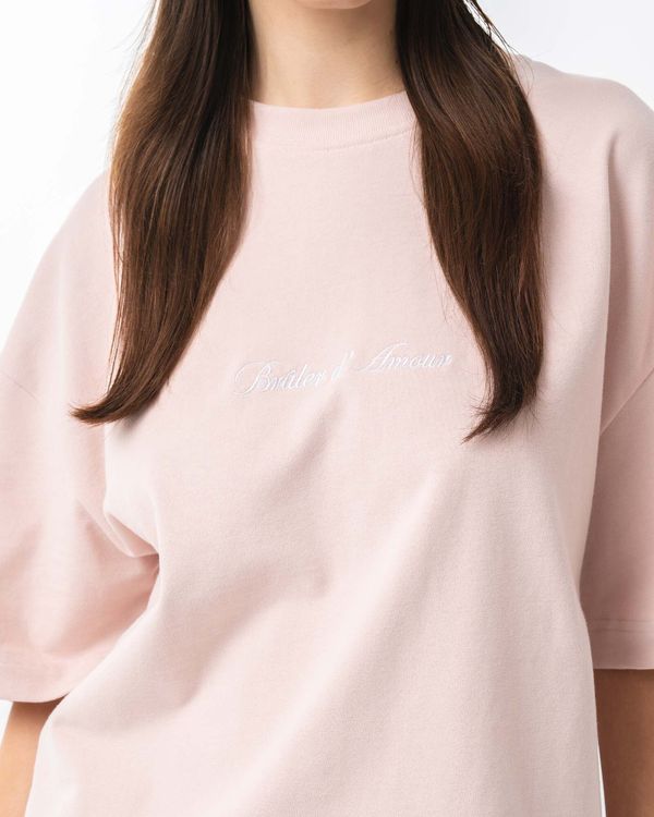 Футболка Basic Dusty Rose розовая - фото 6