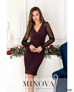 Платье 2157-пудра Minova