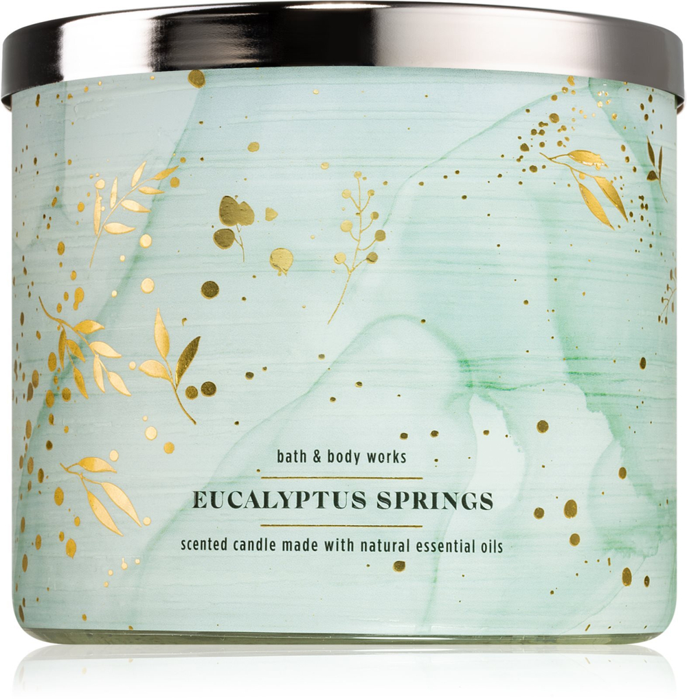 Bath & Body Works Eucalyptus Springs - ароматическая свеча И. /   411  g  / GTIN 667556464023