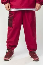 Штаны Codered Square Pants Wide бордовые