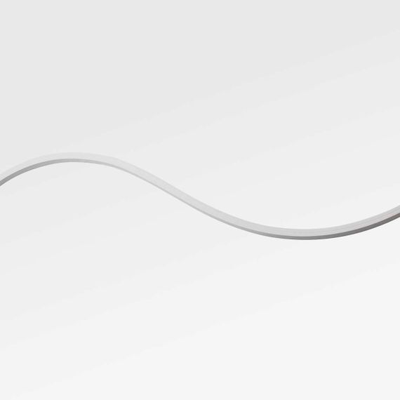 Профиль квадратный силиконовый 10х10 мм (тип В) PROFILED 5м/упак д/LED ленты 441006