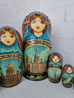 Матрешка "Санкт-Петербург" 7 мест