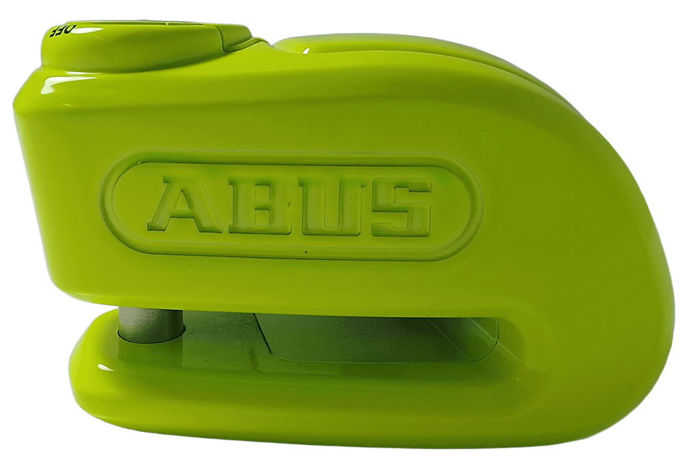 Замок на торм. диск 370 Trigger Alarm 2.0 с сиг желтый
