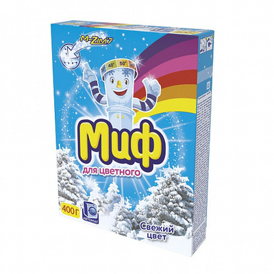 Порошок для стирки "Миф" авт. 400г/22