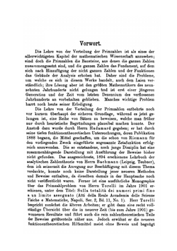 Handbuch der Lehre von der Verteilung der Primzahlen | Edmund Landau