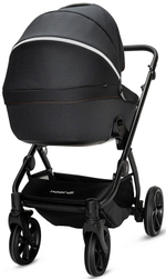 Детская коляска Noordi Fjordi V2 4 в 1 с автокреслом Terra Black и базой 1462815 Voyager Black