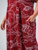 Платье женское "Маки"