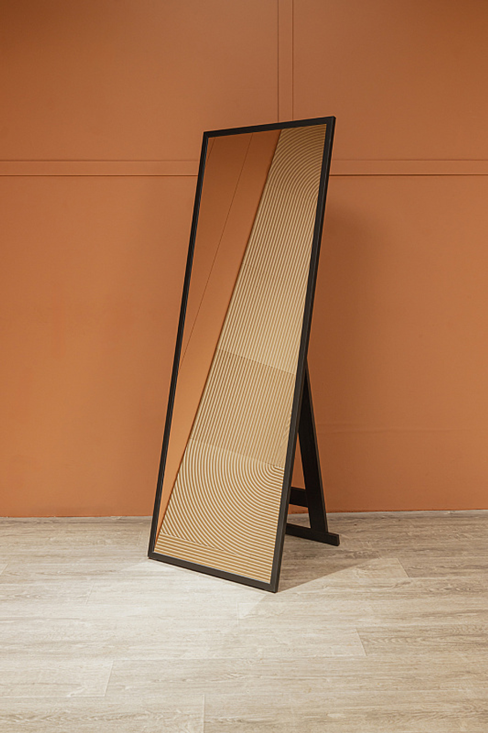 Зеркало AZARIO Опера Блэк 600х1700 напольное, черный (ФР-00002513)