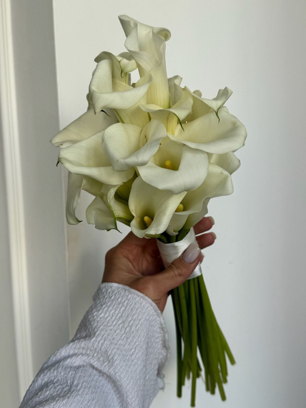 Свадебный букет из калл