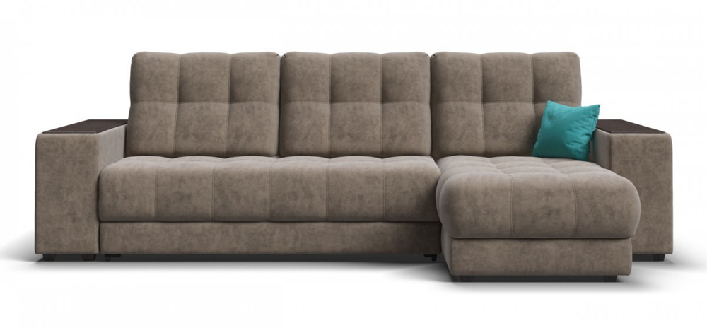 Угловой диван BOSS XL Велюр Royal тауп