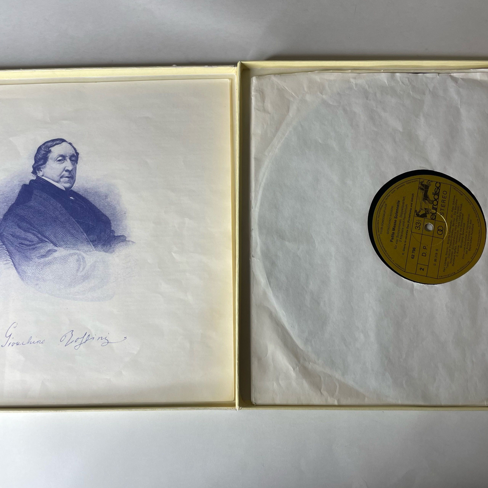 Винтажная виниловая пластинка LP Rossini Россини, Маленькая Торжественная Месса Petite Messe Solennelle (Германия 1975)