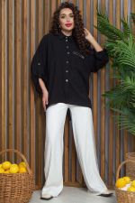 Рубашка Лиссабон (черная) Б13261-7М LT Collection