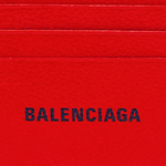 Balenciaga Grain Calfskin Card Holder Card Holder Men"s Red