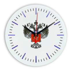 Настенные часы "Эмблема Росрезерв 02 52"