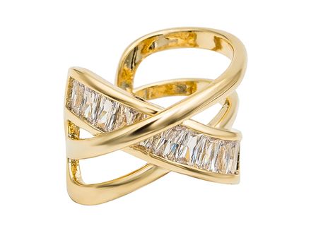 Кафф Икс со стразами