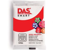 Глина/ Das smart 57g scarlet red-box 6pcs