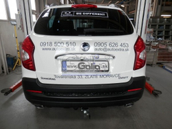 Фаркоп оцинкованный Galia S129A для Ssang Yong New Actyon 2011-(паспорт и сертификат в комплекте)(без электрики)