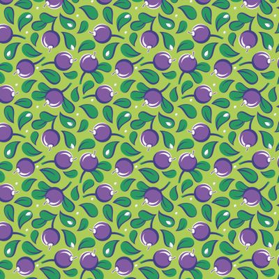 Лесные ягоды, черника на желто-зеленом