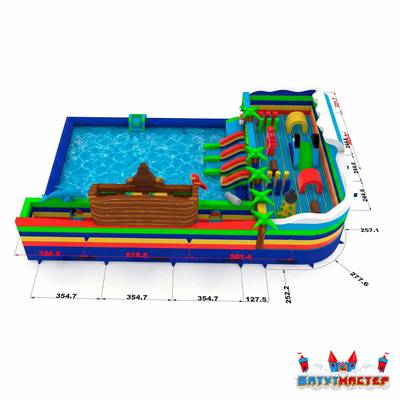 Наземный аквапарк «Бухта пирата», 16,93×12×4,5 м