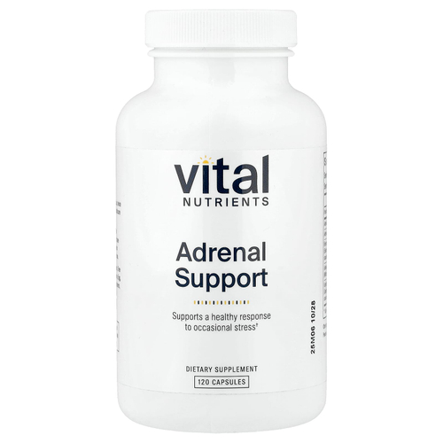 Vital Nutrients, Поддержка надпочечников, 120 капсул