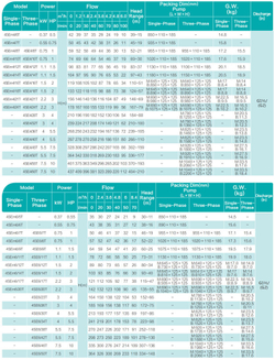 Погружной скважинный насос серии 4SE(m)-T, Shimge