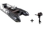 Броня-320 С белый-черный + PARSUN T 3.6 BMS (комплект лодка + мотор)