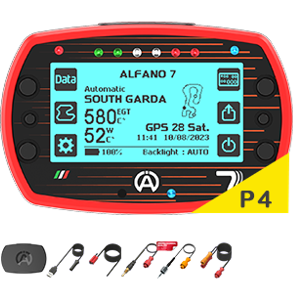 Alfano 7 2T Pack 4 (GPS, обороты, температура воды и выхлопа)