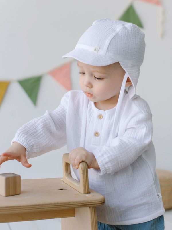 Панама муслиновая с козырьком 