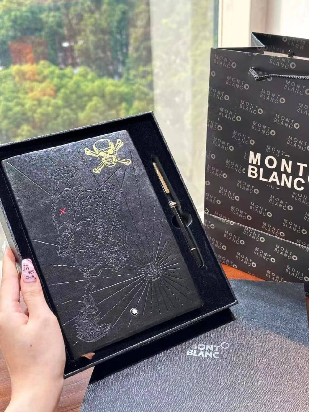 Набор Montblanc (блокнот + ручка) 21х15 см, арт. 479781919