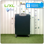 Большой чемодан King of King, Темно-зеленый, L