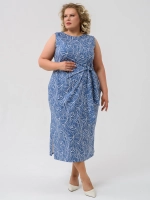 Платье женское "Белые тюльпаны"