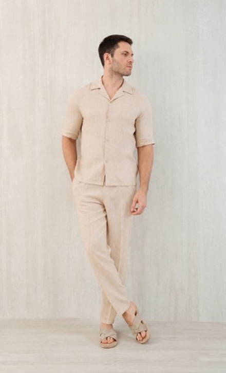 Льняной костюм Brunello Cucinelli