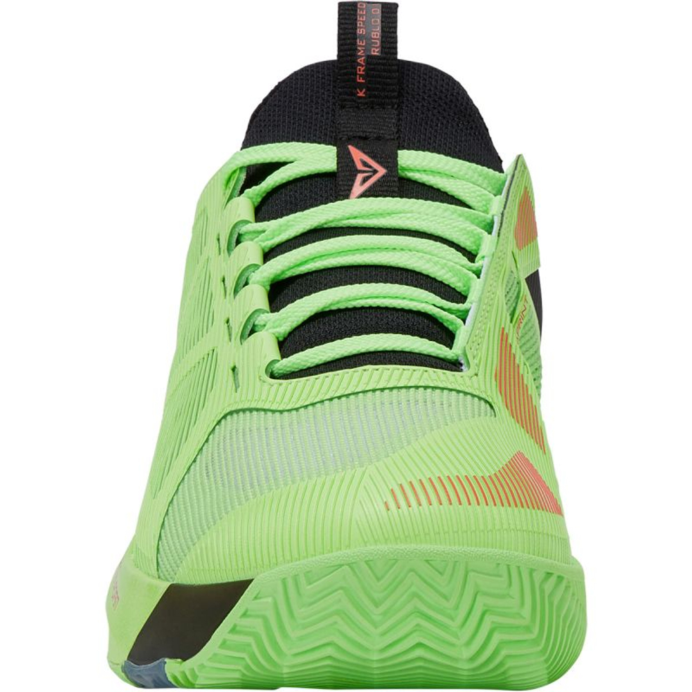 Мужские теннисные кроссовки K-Swiss K-Frame Speed Rublo Clay - soft neon green/black/neon lava